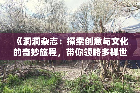 《洞洞杂志：探索创意与文化的奇妙旅程，带你领略多样世界》