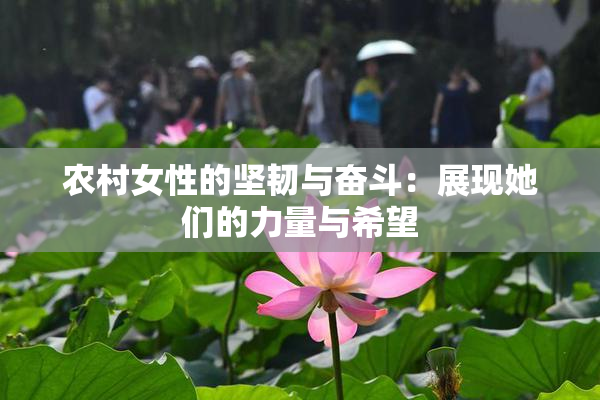 农村女性的坚韧与奋斗：展现她们的力量与希望