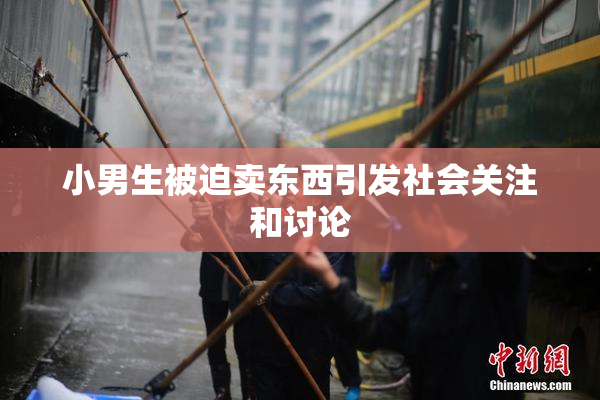 小男生被迫卖东西引发社会关注和讨论