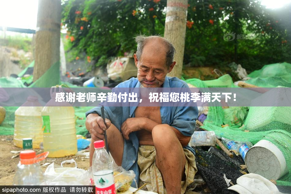 感谢老师辛勤付出，祝福您桃李满天下！