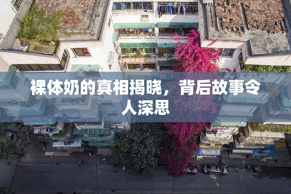 裸体奶的真相揭晓，背后故事令人深思