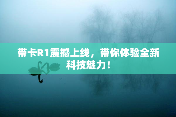 带卡R1震撼上线，带你体验全新科技魅力！