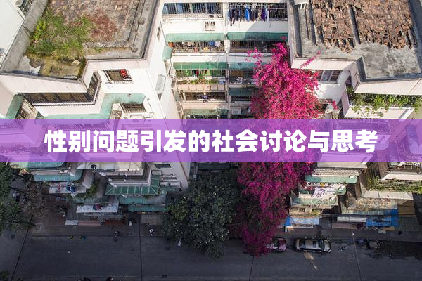 性别问题引发的社会讨论与思考