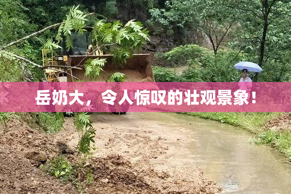 岳奶大，令人惊叹的壮观景象！