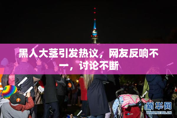黑人大茎引发热议，网友反响不一，讨论不断