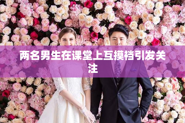 两名男生在课堂上互摸裆引发关注