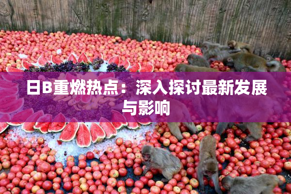 日B重燃热点：深入探讨最新发展与影响