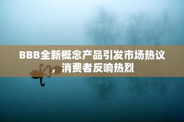 BBB全新概念产品引发市场热议，消费者反响热烈