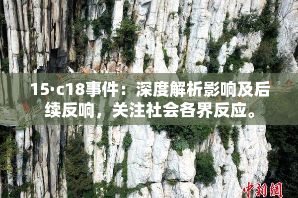 15·c18事件：深度解析影响及后续反响，关注社会各界反应。