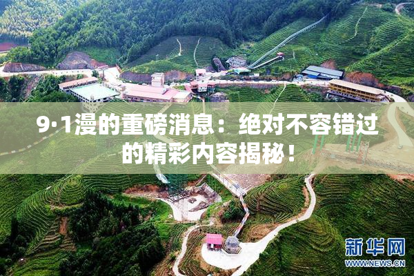 9·1漫的重磅消息：绝对不容错过的精彩内容揭秘！
