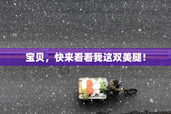 宝贝，快来看看我这双美腿！