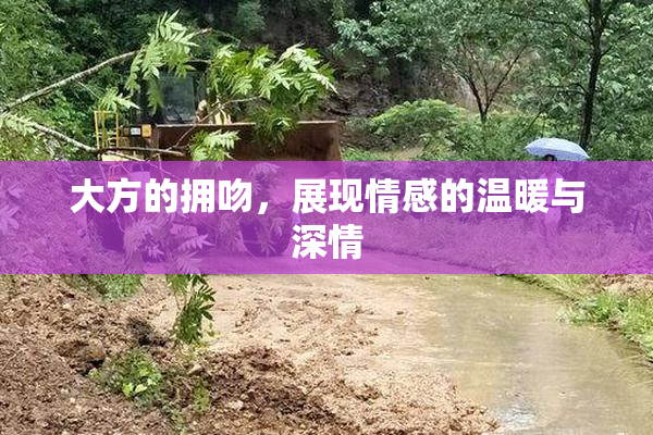 大方的拥吻，展现情感的温暖与深情