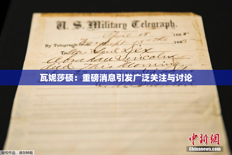 瓦妮莎硕：重磅消息引发广泛关注与讨论