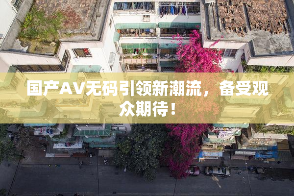 国产AV无码引领新潮流，备受观众期待！