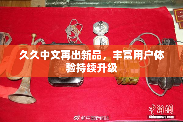 久久中文再出新品，丰富用户体验持续升级