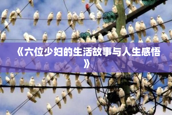 《六位少妇的生活故事与人生感悟》