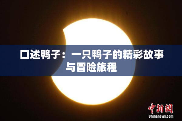 口述鸭子：一只鸭子的精彩故事与冒险旅程
