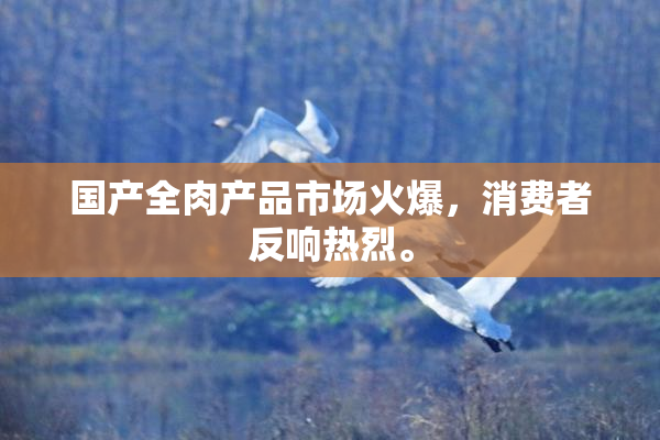 国产全肉产品市场火爆，消费者反响热烈。