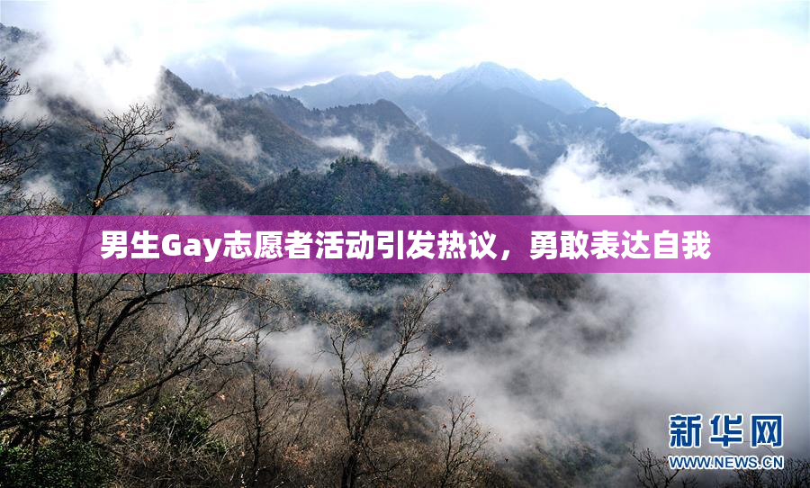 男生Gay志愿者活动引发热议，勇敢表达自我