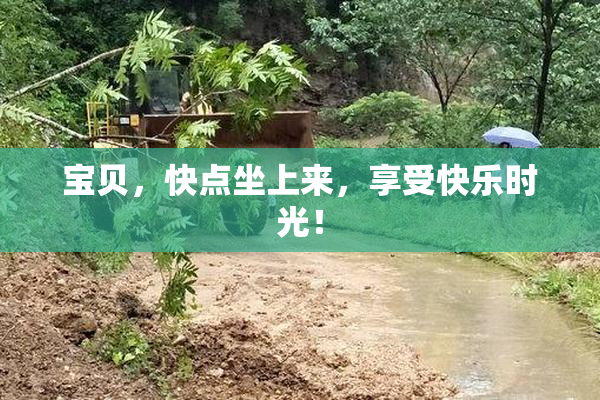 宝贝，快点坐上来，享受快乐时光！