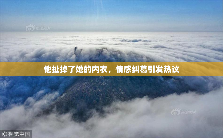 他扯掉了她的内衣，情感纠葛引发热议