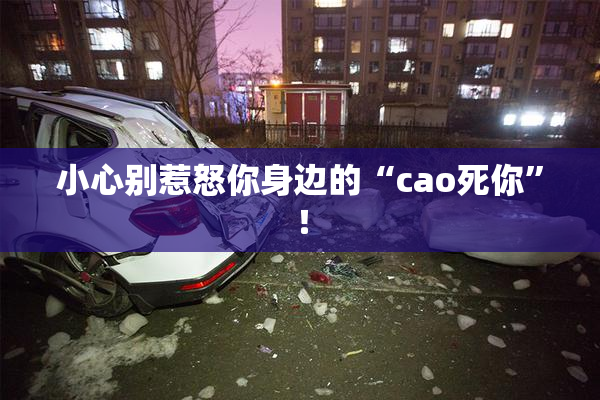 小心别惹怒你身边的“cao死你”！