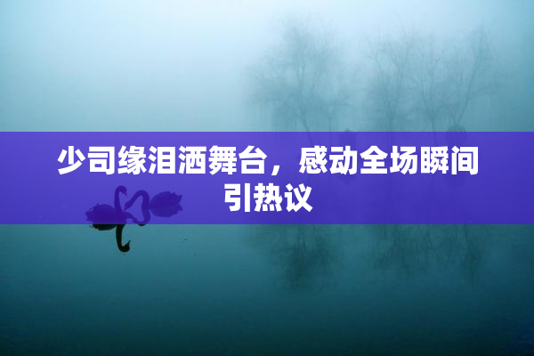 少司缘泪洒舞台，感动全场瞬间引热议