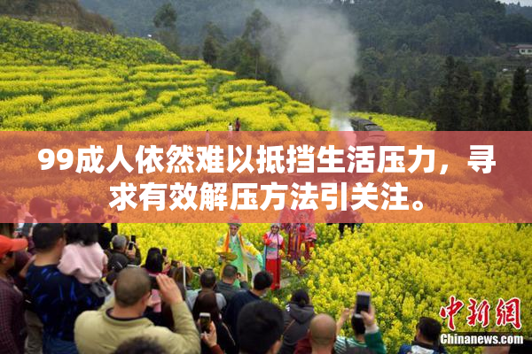 99成人依然难以抵挡生活压力，寻求有效解压方法引关注。
