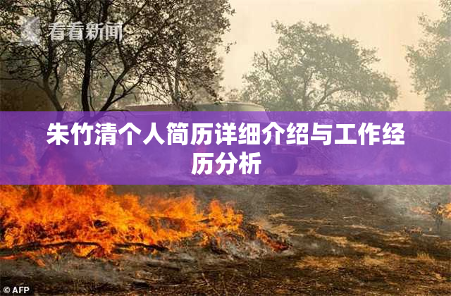 朱竹清个人简历详细介绍与工作经历分析