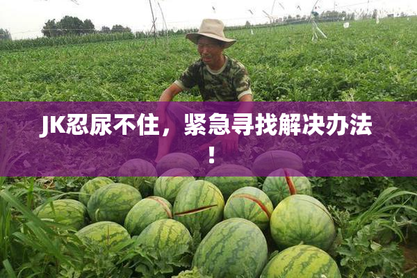 JK忍尿不住，紧急寻找解决办法！