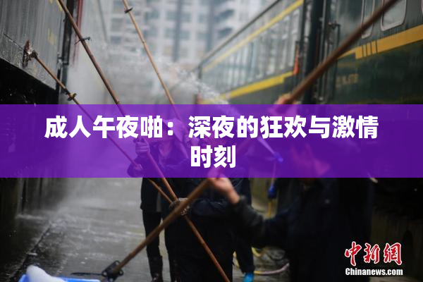 成人午夜啪：深夜的狂欢与激情时刻