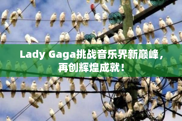 Lady Gaga挑战音乐界新巅峰，再创辉煌成就！