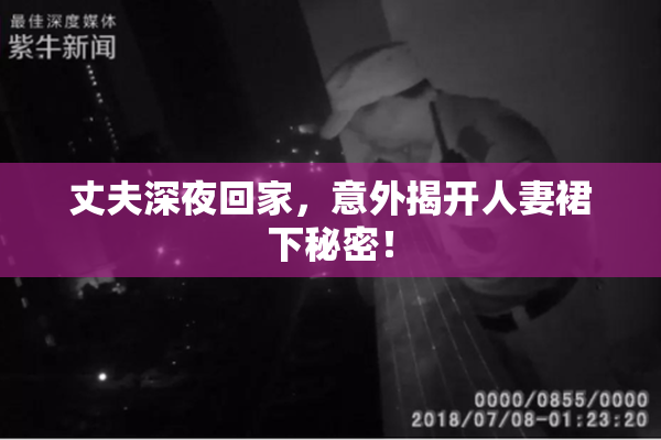 丈夫深夜回家，意外揭开人妻裙下秘密！