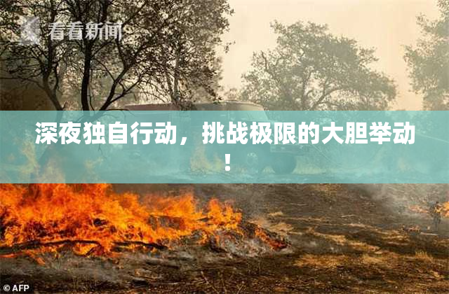 深夜独自行动，挑战极限的大胆举动！