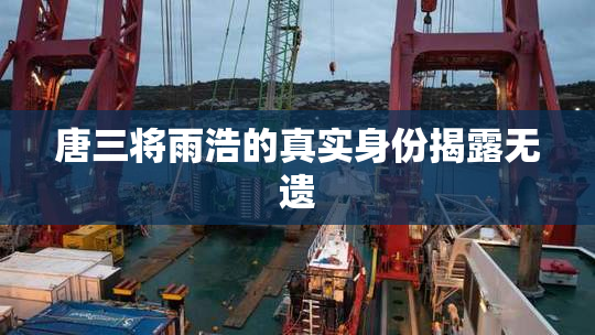 唐三将雨浩的真实身份揭露无遗
