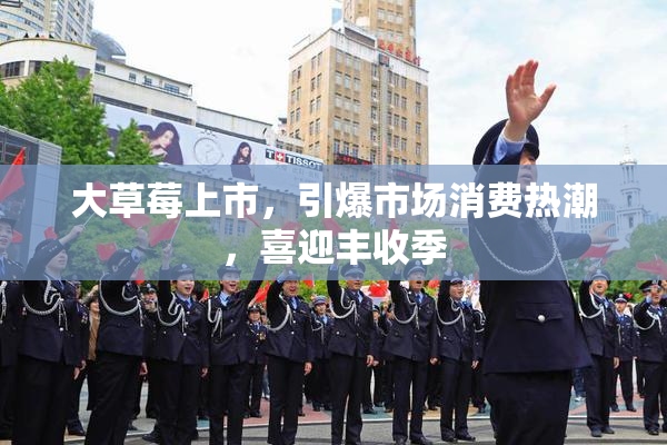 大草莓上市，引爆市场消费热潮，喜迎丰收季