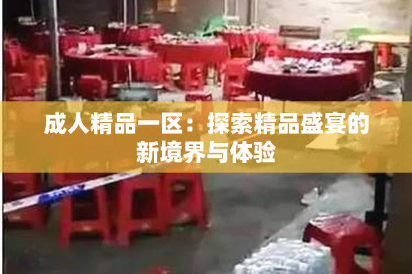 成人精品一区：探索精品盛宴的新境界与体验