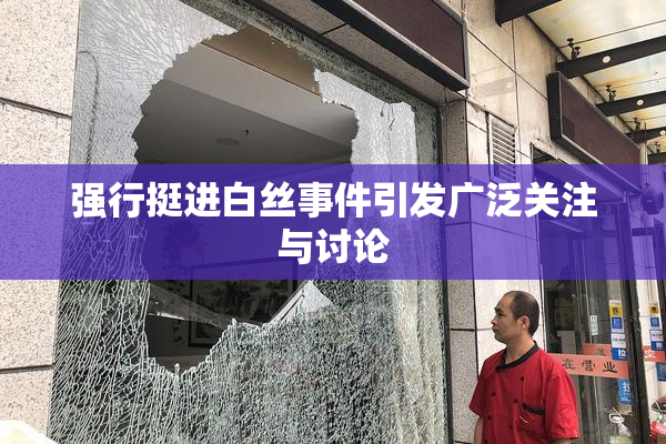 强行挺进白丝事件引发广泛关注与讨论
