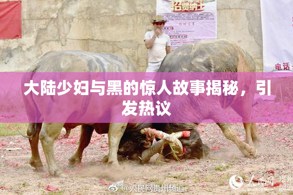大陆少妇与黑的惊人故事揭秘，引发热议
