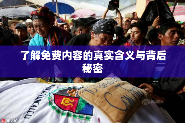 了解免费内容的真实含义与背后秘密