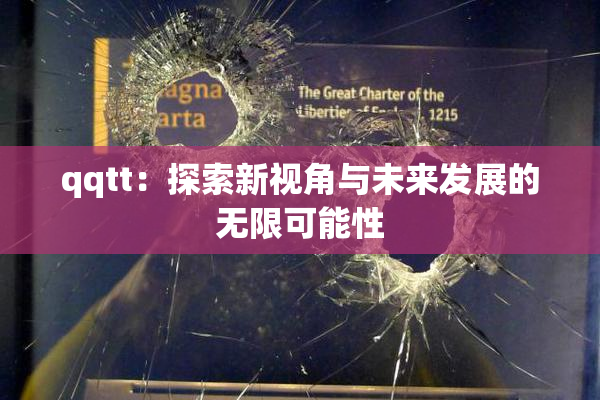 qqtt：探索新视角与未来发展的无限可能性