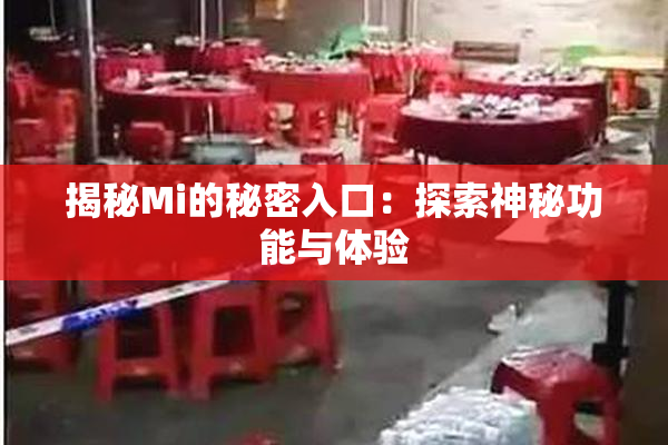 揭秘Mi的秘密入口：探索神秘功能与体验