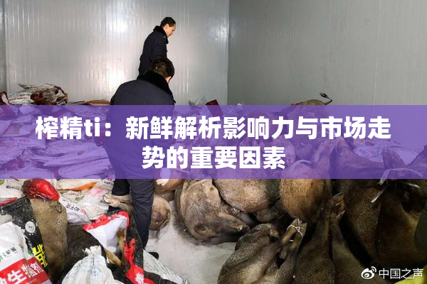 榨精ti：新鲜解析影响力与市场走势的重要因素