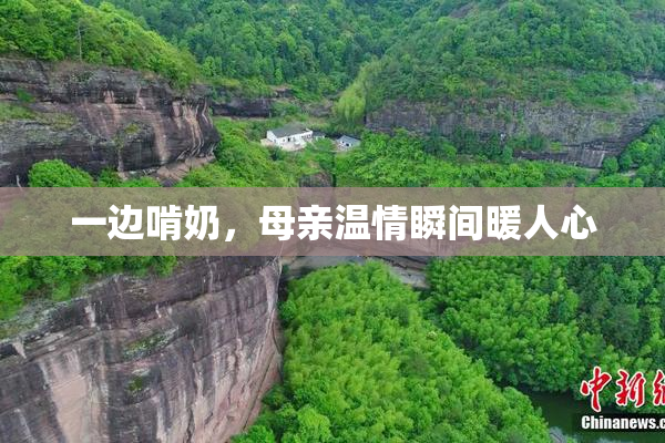 一边啃奶，母亲温情瞬间暖人心