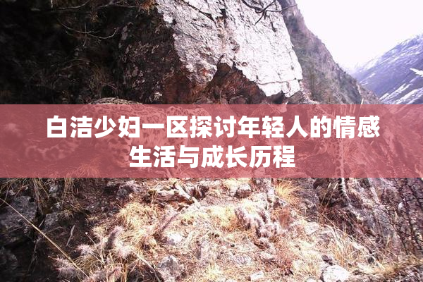白洁少妇一区探讨年轻人的情感生活与成长历程