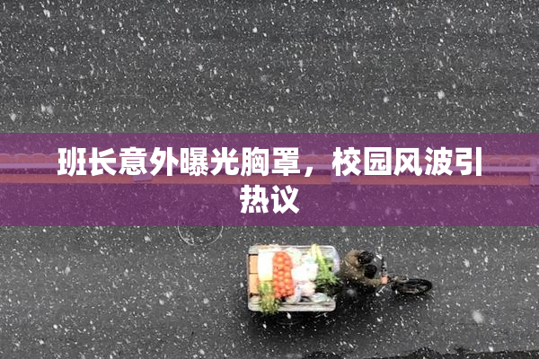 班长意外曝光胸罩，校园风波引热议