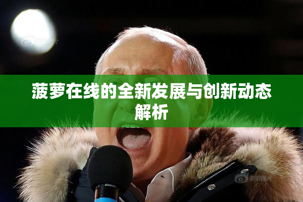 菠萝在线的全新发展与创新动态解析