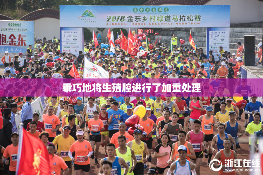 乖巧地将生殖腔进行了加重处理