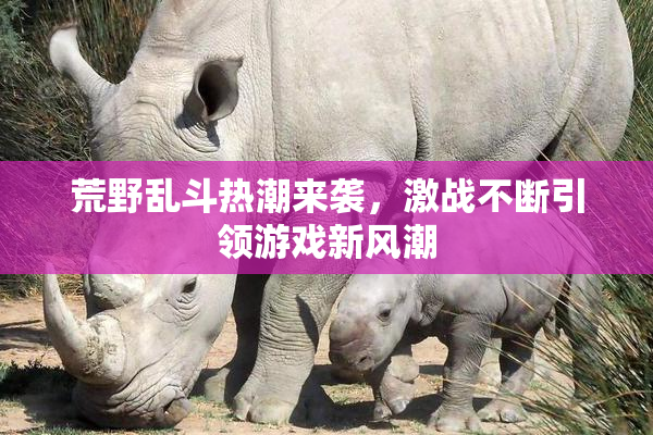 荒野乱斗热潮来袭，激战不断引领游戏新风潮