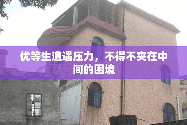 优等生遭遇压力，不得不夹在中间的困境